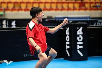 Benyamin Faraji, jeune prodige iranien du tennis de table mondial : « c’était incroyable ! »