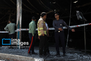 Fire in industrial town in southern Iran