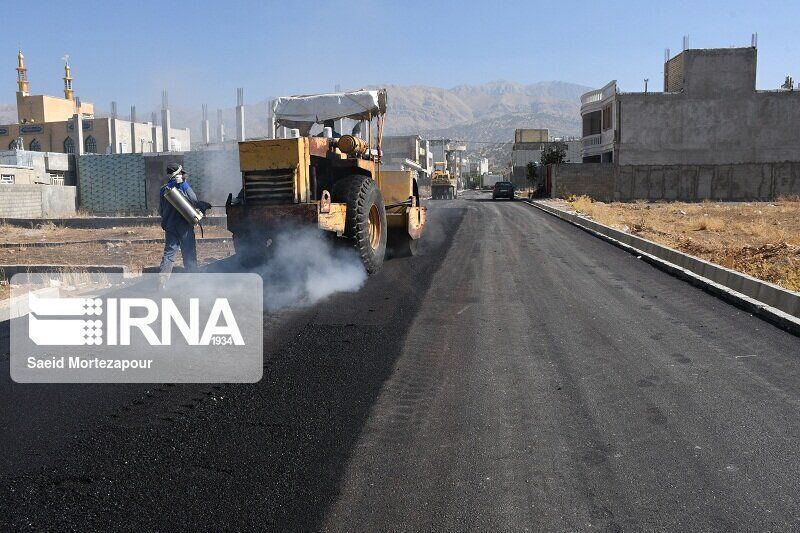 انجام هفت هزار مترمربع روکش آسفالت در هفت روستای شهرستان کارون