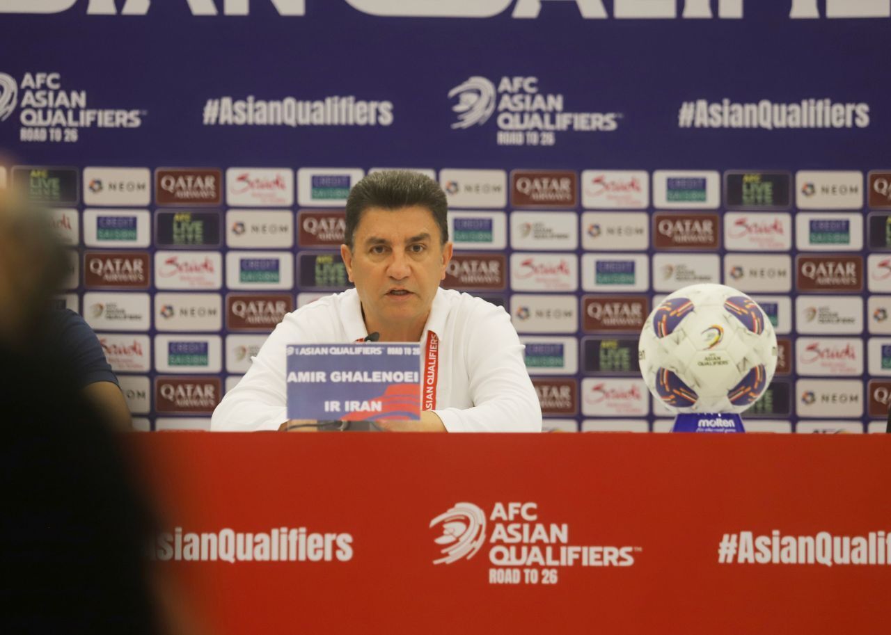 قلعهنویی: میخواهیم فردا راه صعودمان را هموار کنیم/ قطر تیم قابل احترامی است قلعهنویی: میخواهیم فردا راه صعودمان را هموار کنیم/ قطر تیم قابل احترامی است