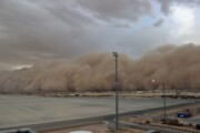 تندباد با سرعت ۵۸ کیلومتر بر ساعت قشم را درنوردید