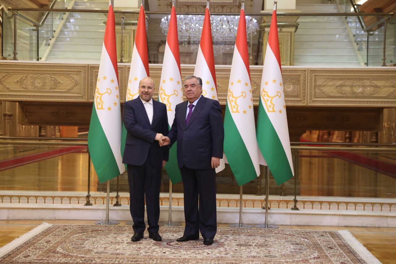 قاليباف يلتقي رئيس طاجيكستان قاليباف يلتقي رئيس طاجيكستان