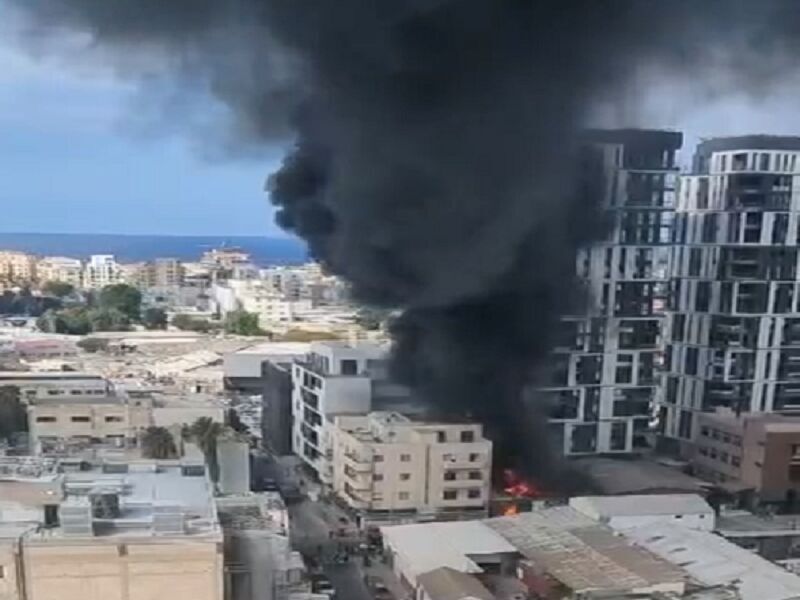 Tel Aviv'de büyük yangın / Hayfa'da anti-Siyonist operasyon + Video