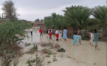 امدادرسانی هلال‌احمر سیستان و بلوچستان به ۸۶ نفر در آبگرفتگی اخیر