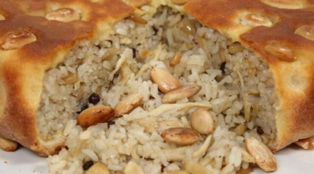 طرز تهیه پرده پلو ترکیهای به روش سنتی