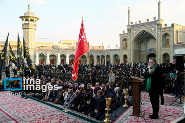 Mourning flag hoisted in Hazrat Masoumeh shrine