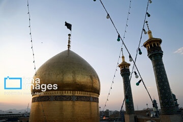 Mourning flag hoisted in Hazrat Masoumeh shrine