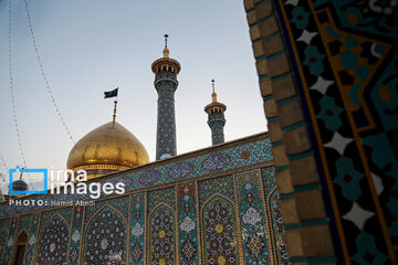 Mourning flag hoisted in Hazrat Masoumeh shrine