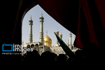 Mourning at Fatemeh Masumeh (AS) shrine in Qom