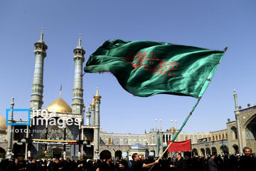 Mourning at Fatemeh Masumeh (AS) shrine in Qom