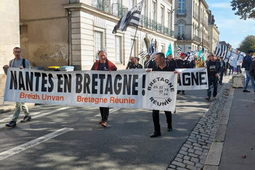 Bretagne : Une nouvelle manifestation pro-réunification à Nantes