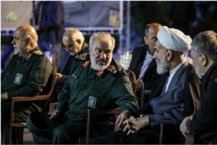 IRGC Quds Force chief seen in Martyr Nilforoushan’s funeral in Tehran