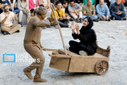 Second day of Street Theater Festival held in western Iran