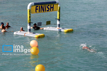 High-seas swimming competition