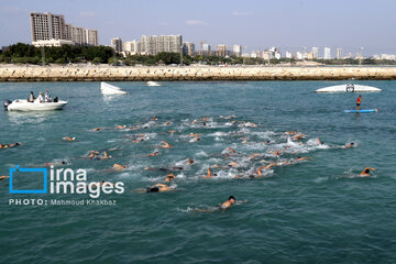 High-seas swimming competition