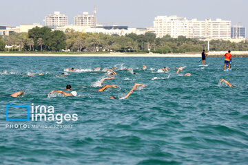 High-seas swimming competition