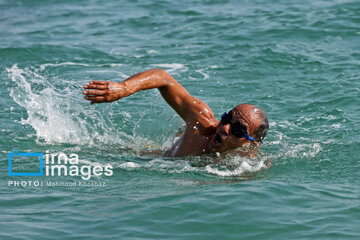 High-seas swimming competition