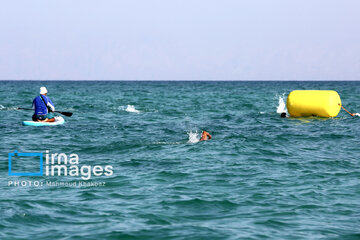 High-seas swimming competition