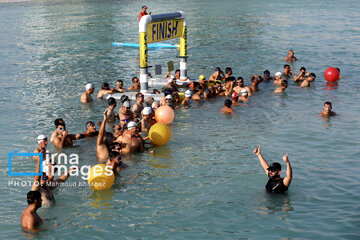 High-seas swimming competition