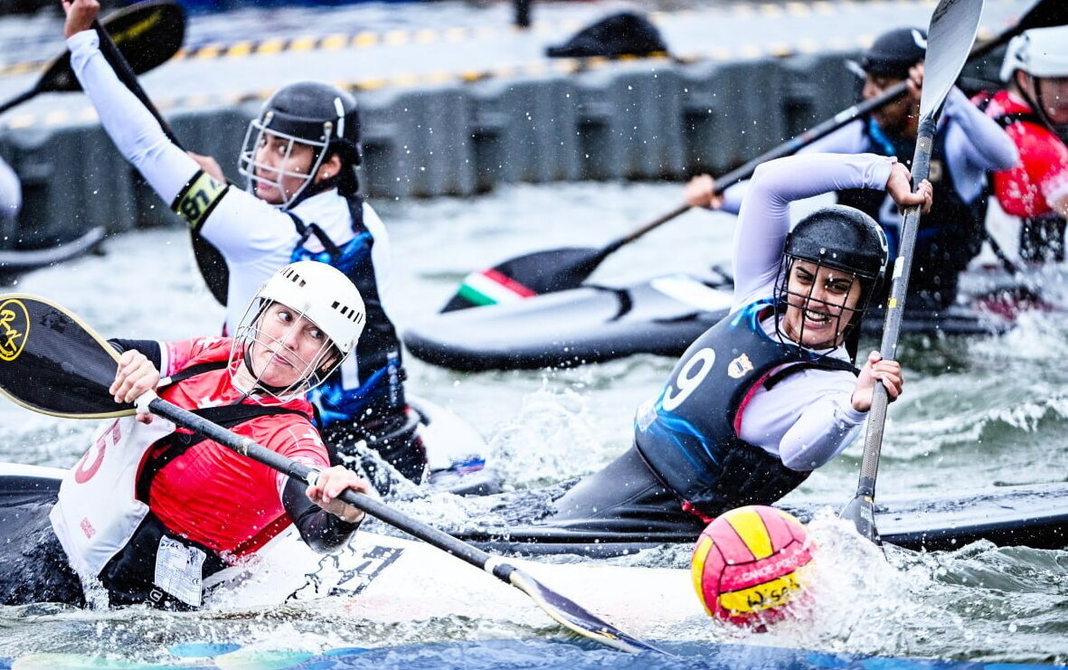 Iranian women make history in world canoe polo championships