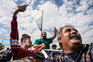 People of Shiraz welcome Hadi Choopan