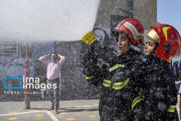 Female firefighter