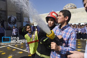 Female firefighter