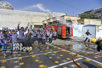 Female firefighter