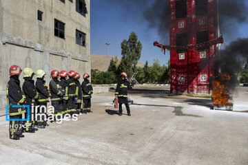 Female firefighter