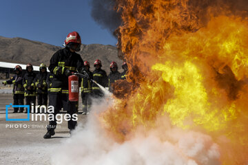 Female firefighter