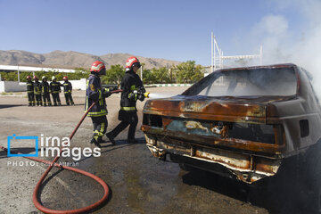 Female firefighter