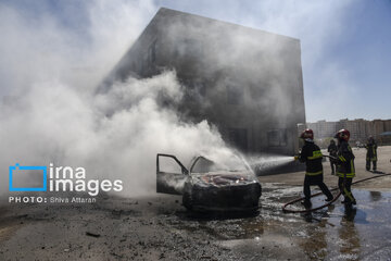 Female firefighter