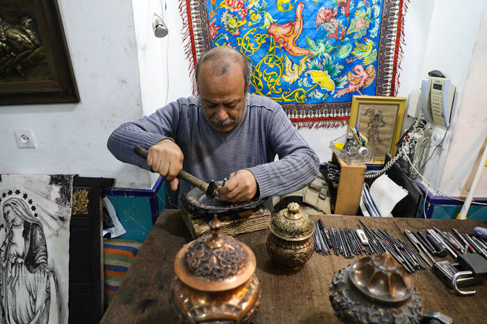 پاسداشت میراث هنری ایران با ثبت جهانی قلمزنی اصفهان