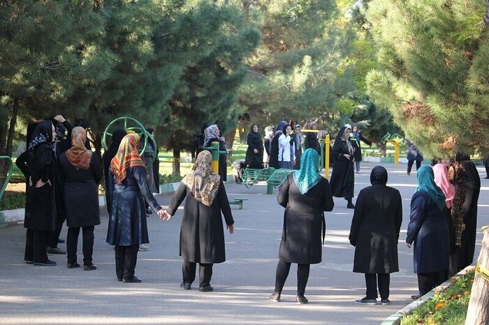 بانوان بابلی میدان دار ورزش همگانی