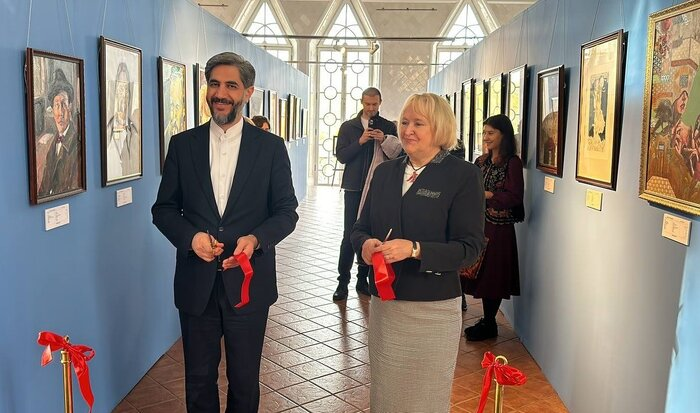 Iranian, Russian artists' exhibition opens in Saint Petersburg