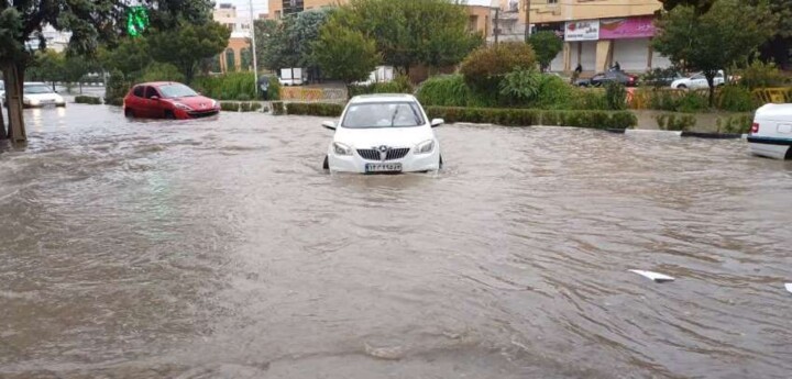 هواشناسی:‌ سپیدان با ۱۱۳ میلی متر صدرنشین باران پاییزی در فارس شد + فیلم و جدول