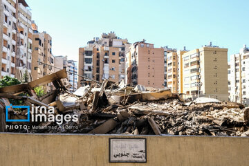 Beirut's Dahieh after Zionist regime's attacks