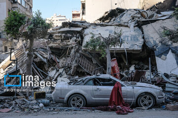 Beirut's Dahieh after Zionist regime's attacks