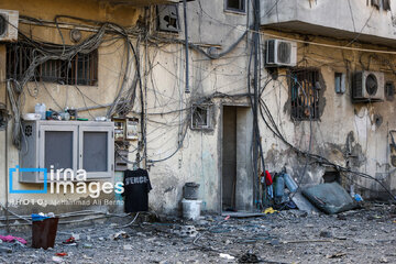 Beirut's Dahieh after Zionist regime's attacks