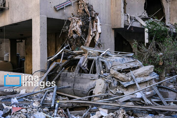 Beirut's Dahieh after Zionist regime's attacks