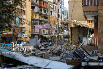 Beirut's Dahieh after Zionist regime's attacks