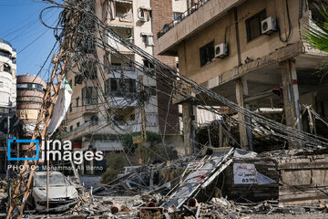 Beirut's Dahieh after Zionist regime's attacks