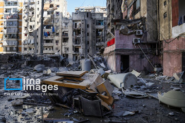 Beirut's Dahieh after Zionist regime's attacks