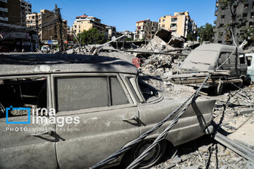 Beirut's Dahieh after Zionist regime's attacks