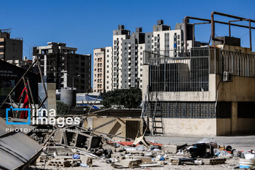 Beirut's Dahieh after Zionist regime's attacks