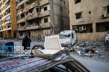 Beirut's Dahieh after Zionist regime's attacks