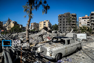 Beirut's Dahieh after Zionist regime's attacks