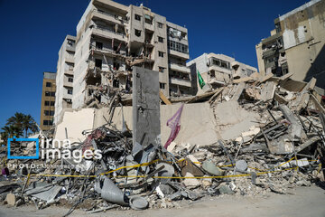 Beirut's Dahieh after Zionist regime's attacks