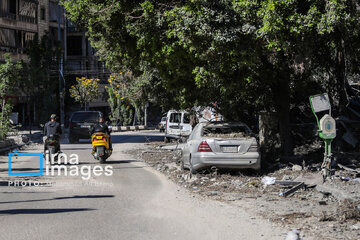 Beirut's Dahieh after Zionist regime's attacks