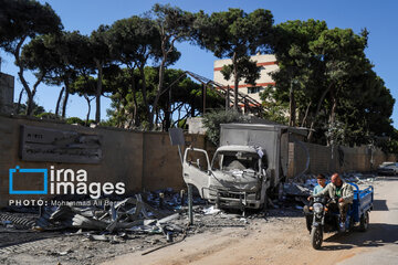 Beirut's Dahieh after Zionist regime's attacks